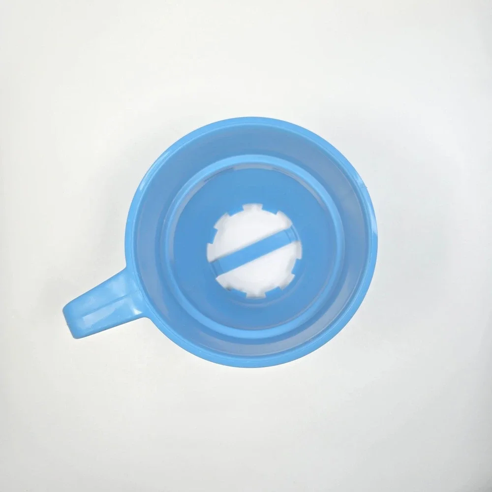 Vintage SOLO Cozy Cup Holders Blue Plastic Stackable 12‎ Original Box Retro MCM